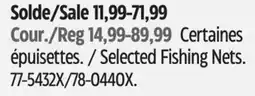 Canadian Tire Selected Fishing Nets offer