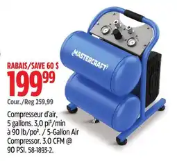 Canadian Tire Mastercraft 5-Gallon Air Compressor offer