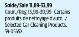 Canadian Tire Selected Car Cleaning Products offer