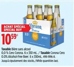 Canadian Tire Taxable Corona Cero 0.0% Alcohol-Free Beer offer