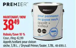 Canadian Tire Premier Drywall Primer/Sealer, 3,78 L offer