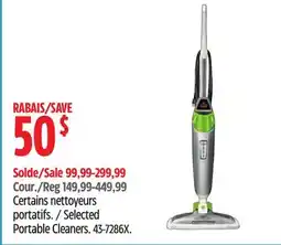 Canadian Tire Selected Portable Cleaners offer