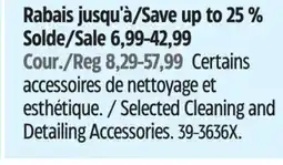 Canadian Tire Selected Cleaning and Detailing Accessories offer