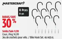 Canadian Tire Mastercraft Bike Hook Set offer
