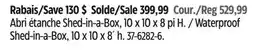 Canadian Tire Waterproof Shed-in-a-Box offer