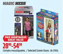 Canadian Tire Magic Mesh Selected Screen Doors offer