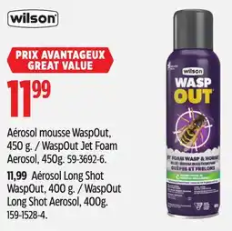Canadian Tire WaspOut Jet Foam Aerosol offer