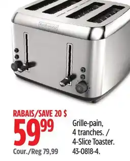 Canadian Tire Black+Decker 4-Slice Toaster offer