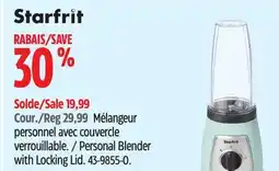 Canadian Tire Starfrit Personal Blender with Locking Lid offer