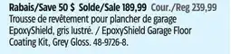 Canadian Tire RUST-OLEUM EpoxyShield Garage Floor Coating Kit, Grey Gloss offer