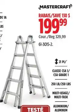 Canadian Tire MASTERCRAFT Ladder offer