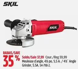 Canadian Tire SKIL 4⅛ Angle Grinder, 5.5A offer