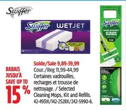 Canadian Tire Selected Cleaning Mops, Kit and Refills offer