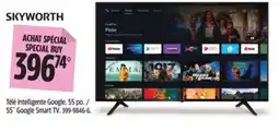 Canadian Tire SKYWORTH 55 Google Smart TV offer