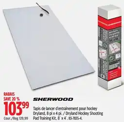 Canadian Tire SHERWOOD Dryland Hockey Shooting Pad Training Kit offer