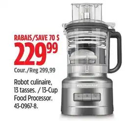 Canadian Tire KitchenAid 3-Cup Food Processor offer