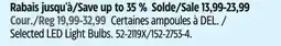 Canadian Tire Selected LED Light Bulbs offer