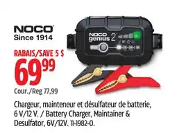 Canadian Tire Battery Charger, Maintainer & Desulfator, 6V/12V offer