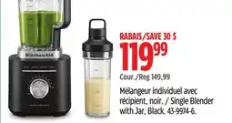 Canadian Tire Kitchenaid Single Blender with Jar offer