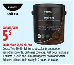 Canadian Tire Solid and Semi-Transparent Stain and Sealer offer