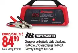 Canadian Tire MOTOMASTER Classic Series 15/8/2A Battery Charger offer