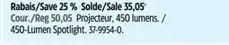 Canadian Tire Mastercraft 450-Lumen Spotlight offer