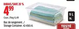 Canadian Tire Storage Container offer