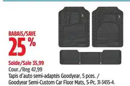 Canadian Tire Goodyear Semi-Custom Car Floor Mats, 5-Pc offer