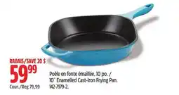 Canadian Tire 10˝ Enamelled Cast-Iron Frying Pan offer