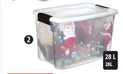 Canadian Tire Ultra Clear Tote with Latched Lid offer
