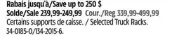 Canadian Tire Selected Truck Rack offer