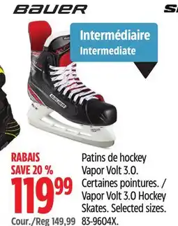 Canadian Tire Bauer Vapor Volt 3.0 Hockey Skates offer