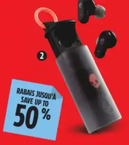 Canadian Tire Skullcandy Dime Evo Wireless Earbuds, Black offer