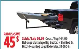 Canadian Tire Big Bed Jr. Hitch-Mounted Load Extender offer