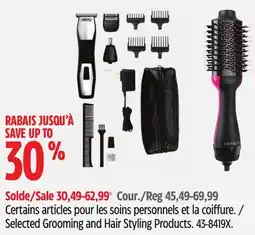 Canadian Tire Selected Grooming and Hair Styling Products offer
