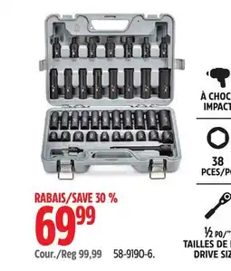 Canadian Tire Impact Socket Sets offer