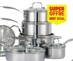 Canadian Tire 12-Pc Elite Series 3-Ply Stainless-Steel Cookset offer