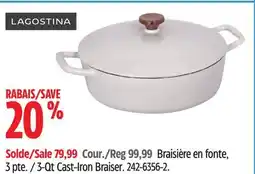 Canadian Tire 3-Qt Cast-Iron Braiser offer