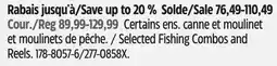Canadian Tire Selected Fishing Combos and Reels offer