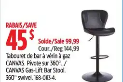 Canadian Tire CANVAS Gas-Lift Bar Stool offer