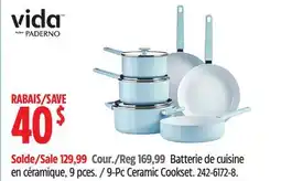 Canadian Tire VIDA BY PADERNO 9-Pc Ceramic Cookset offer