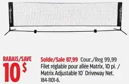 Canadian Tire Matrix Adjustable 10´ Driveway Net offer