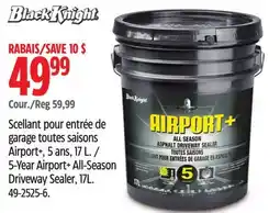 Canadian Tire Black Knight 5-Year Airport+ All-Season Driveway Sealer offer