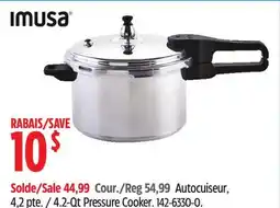Canadian Tire IMUSA 4.2-Qt Pressure Cooker offer