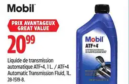 Canadian Tire Mobil 1 ATF+4 Automatic Transmission Fluid, 1L offer