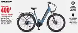 Canadian Tire Raleigh Getaway Pro Electric Bike offer