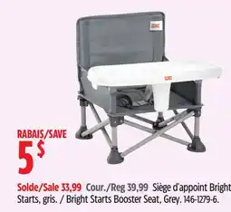 Canadian Tire BRIGHT STARTS Booster Seat offer