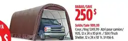 Canadian Tire ShelterLogic SUV/Truck Shelter offer