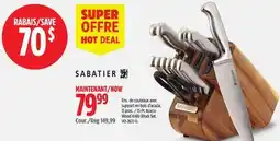 Canadian Tire 13-Pc Acacia Wood Knife Block Set offer