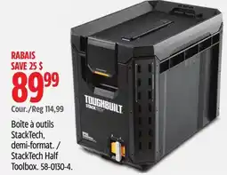 Canadian Tire Toughbuilt StackTech Half Toolbox offer